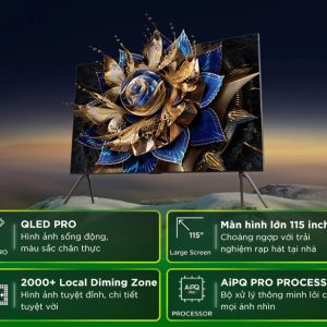 Google Tivi TCL QD-Mini LED 4K 115 Inch 115X955 model 2024 - hình ảnh sản phẩm