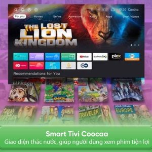 Smart Tivi Coocaa Full HD 43 Inch 43S3U+ model 2024, giá tốt - hình ảnh sản phẩm