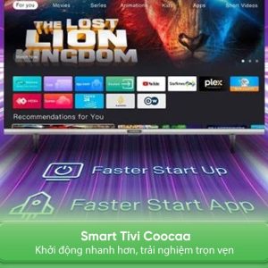 Smart Tivi Coocaa Full HD 43 Inch 43S3U+ model 2024, giá tốt - hình ảnh sản phẩm