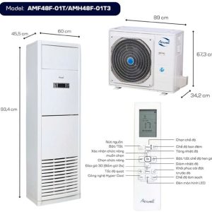 Máy lạnh tủ đứng Airwell 5 HP AMF48F-01T giá rẻ | Điện máy Phúc Anh - hình ảnh sản phẩm
