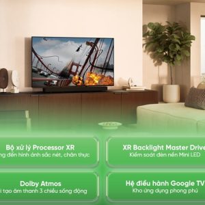 Google Tivi QLED MiniLED Sony 4K 75 inch K-75XR70 Model 2024 - hình ảnh sản phẩm