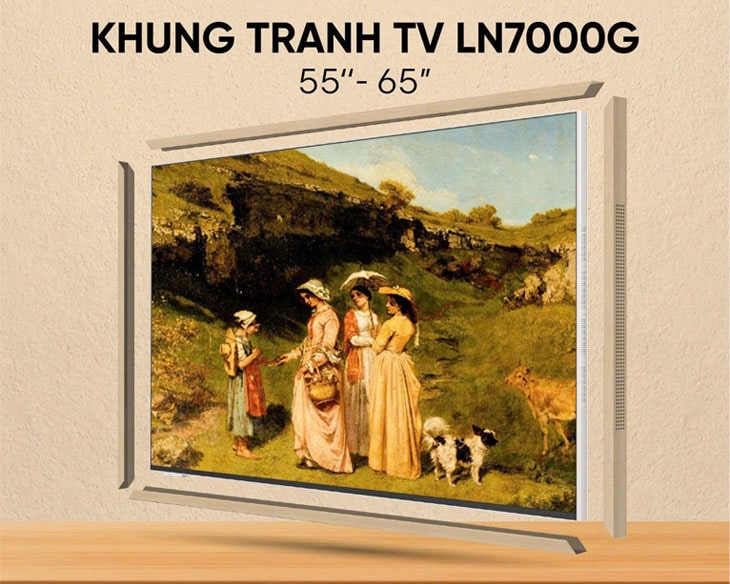 Khung tranh tivi Coocaa 65LN7000G – Vân gỗ sáng Khung tranh tivi Coocaa 65LN7000G - Vân gỗ sáng - hình ảnh sản phẩm