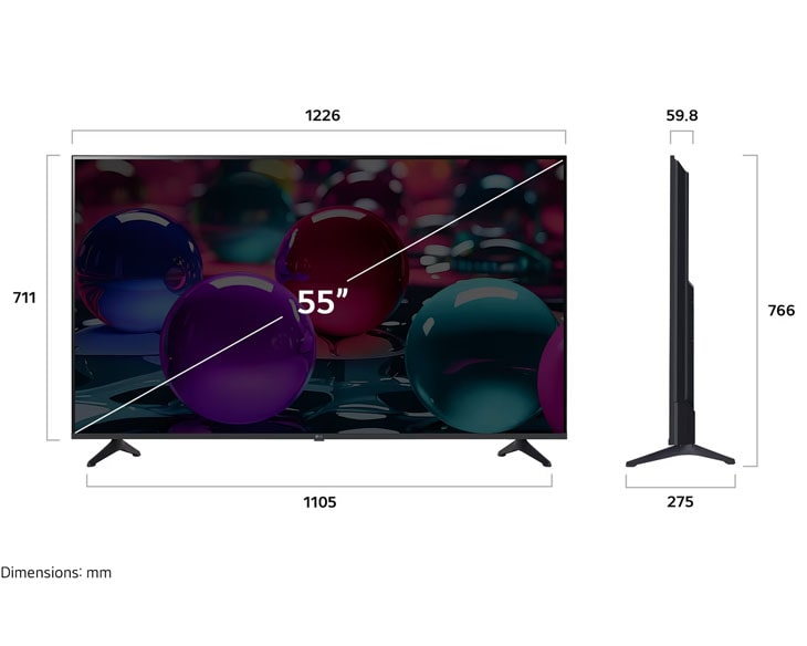 Smart Tivi LG AI 4K 55 Inch 55UA7350PSB model 2025, giá tốt Smart Tivi LG AI 4K 55 Inch 55UA7350PSB model 2025, giá tốt - hình ảnh sản phẩm