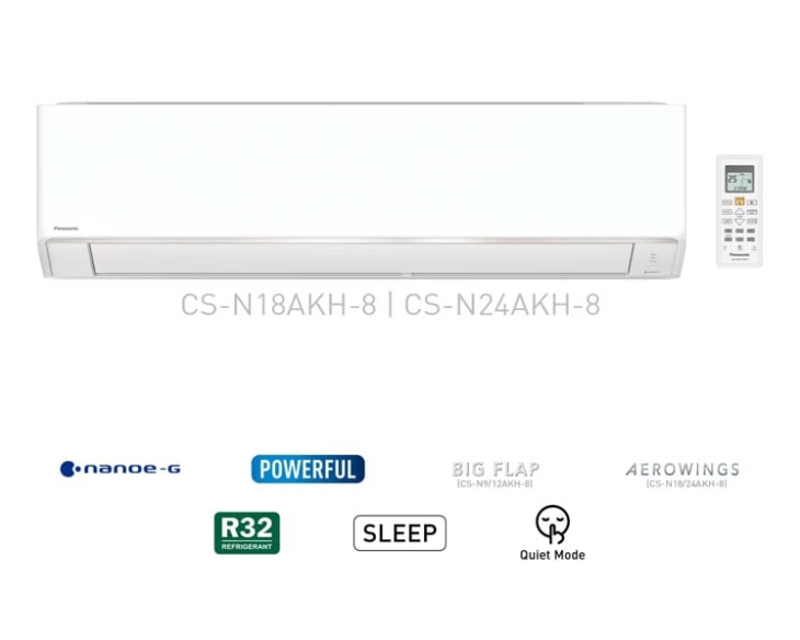 Máy lạnh Panasonic 2.5 HP CU/CS-N24AKH-8 | Điện máy Phúc Anh Máy lạnh Panasonic 2.5 HP CU/CS-N24AKH-8 | Điện máy Phúc Anh - hình ảnh sản phẩm
