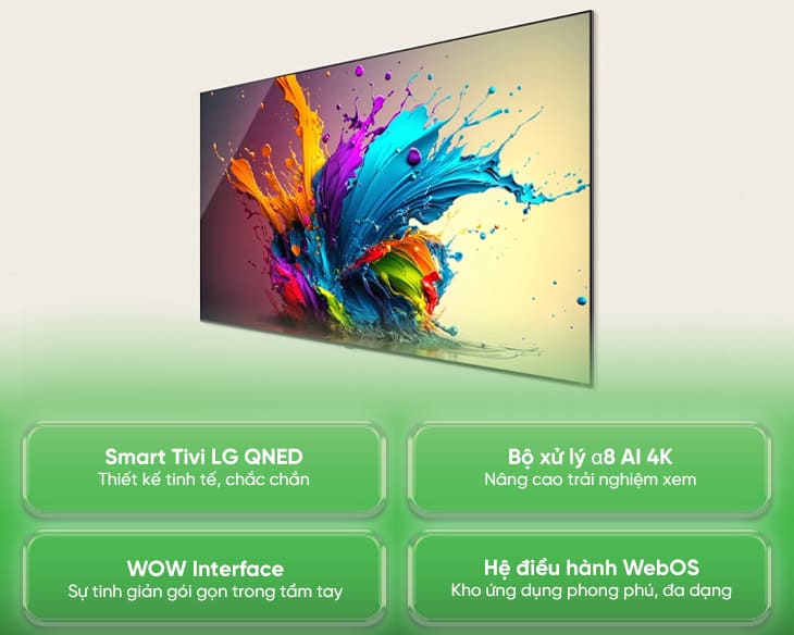 Smart Tivi QNED LG 4K 86 Inch 86QNED86TSA Model 2024 Smart Tivi QNED LG 4K 86 Inch 86QNED86TSA Model 2024 - hình ảnh sản phẩm
