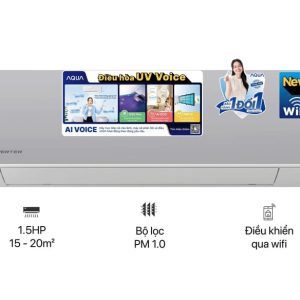 Máy lạnh Aqua Inverter 1.5 HP AQA-RUV13VS | Gia Khang