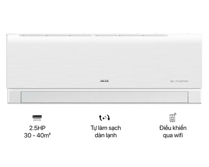 Máy lạnh Aux Inverter 2.5 HP AW24CAA4DI-5VN | Điện máy Phúc Anh - ảnh 1 Máy lạnh Aux Inverter 2.5 HP AW24CAA4DI-5VN | Điện máy Phúc Anh - hình ảnh sản phẩm
