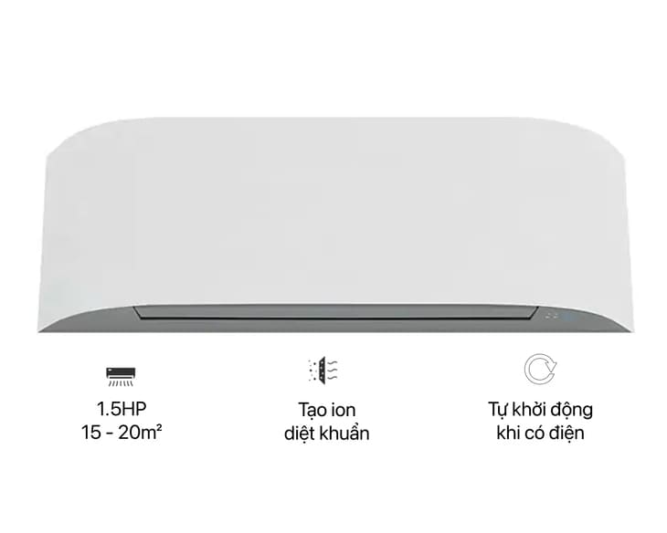 Máy lạnh Toshiba Inverter 1.5 HP RAS-H13T4KCVRG-V