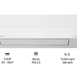 Máy lạnh Toshiba Inverter 2.5 HP RAS-H24S5KCV2G-V 2025
