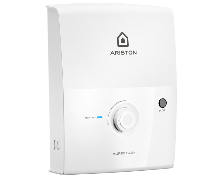 Máy nước nóng trực tiếp Ariston AURES EASY 4.5P Giá Tốt Máy nước nóng trực tiếp Ariston AURES EASY 4.5P Giá Tốt - góc nhìn 3
