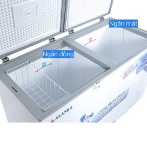 Tủ Đông Mát Alaska Inverter 405 lít BCD 5068CI giá tốt - góc nhìn 4