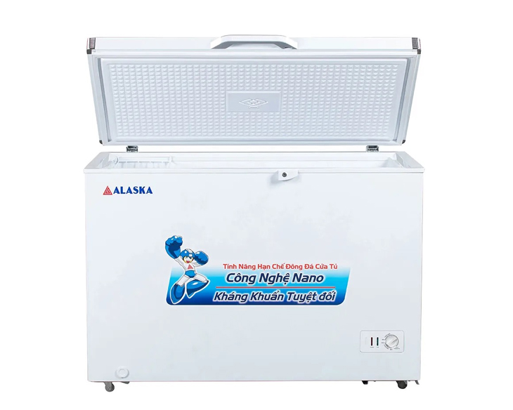 Tủ Đông Alaska 355 lít BD-400 chính hãng, giá tốt, giao ngay Tủ Đông Alaska 355 lít BD-400 chính hãng, giá tốt, giao ngay - góc nhìn 3