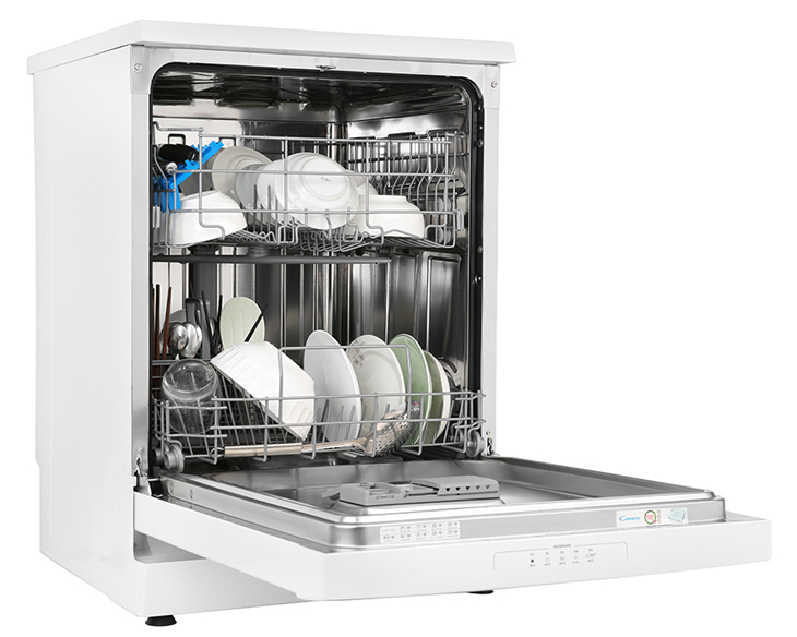 Máy rửa chén độc lập Candy CDPN 1L390PW chính hãng Máy rửa chén độc lập Candy CDPN 1L390PW chính hãng - góc nhìn 2