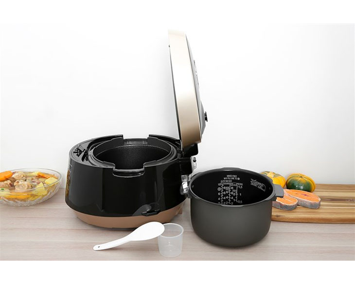 Nồi cơm áp suất Cuckoo 1.8 lít CRP-PK1000S/BKCGVNCV Nồi cơm áp suất Cuckoo 1.8 lít CRP-PK1000S/BKCGVNCV - góc nhìn 3