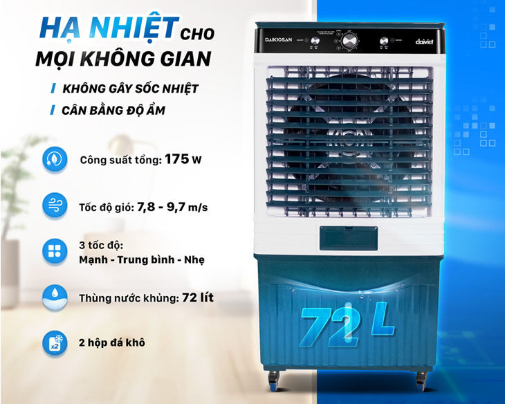 Quạt điều hòa Daikiosan DM103 chính hãng, giá tốt Quạt điều hòa Daikiosan DM103 chính hãng, giá tốt - góc nhìn 5