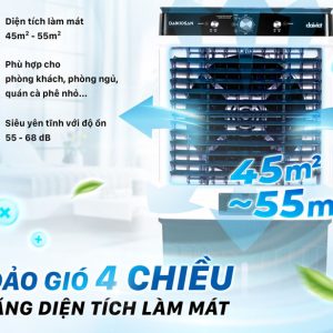 Quạt điều hòa Daikiosan DM103 chính hãng, giá tốt - góc nhìn 3