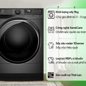 Máy sấy bơm nhiệt Electrolux UltimateCare 9 kg EDH903R7SC - hình ảnh sản phẩm