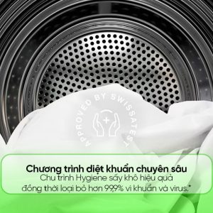 Máy sấy bơm nhiệt Electrolux UltimateCare 9 kg EDH903R7WC - góc nhìn 2