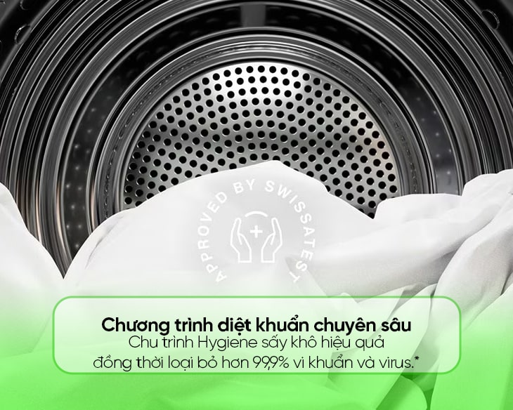 Máy sấy bơm nhiệt Electrolux UltimateCare 9 kg EDH903R7WC Máy sấy bơm nhiệt Electrolux UltimateCare 9 kg EDH903R7WC - góc nhìn 2