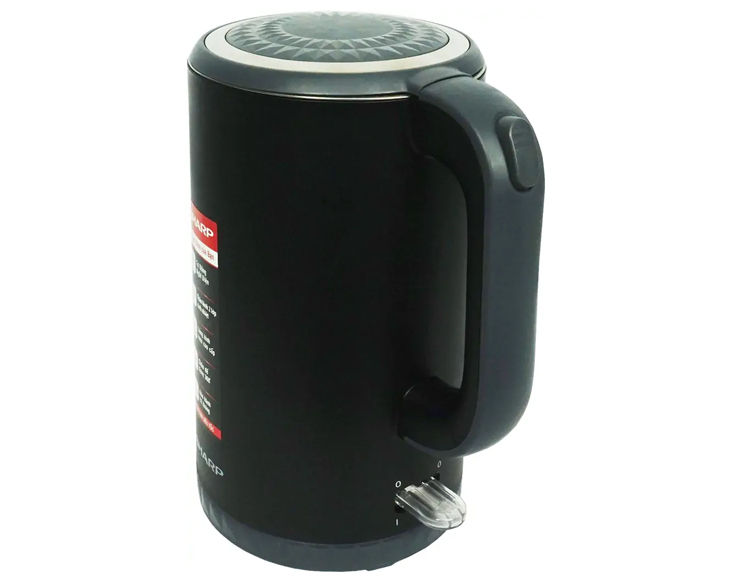Bình đun siêu tốc Sharp 1.7 lít EKJ-17EVPS-BK chính hãng Bình đun siêu tốc Sharp 1.7 lít EKJ-17EVPS-BK chính hãng - góc nhìn 2