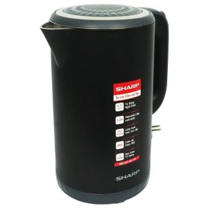 Bình đun siêu tốc Sharp 1.7 lít EKJ-17EVPS-BK chính hãng - hình ảnh sản phẩm