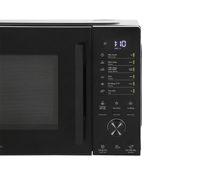 Lò vi sóng có nướng Electrolux EMG23D22B 23 lít giá tốt Lò vi sóng có nướng Electrolux EMG23D22B 23 lít giá tốt - góc nhìn 2