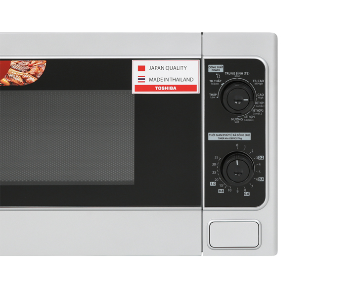Lò vi sóng có nướng Toshiba ER-SGM20(S1)VN 20 lít giá tốt Lò vi sóng có nướng Toshiba ER-SGM20(S1)VN 20 lít giá tốt - góc nhìn 3