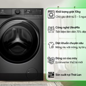 Máy giặt Electrolux Inverter 10 kg EWF1043R7SC model 2024 - hình ảnh sản phẩm