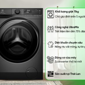 Máy giặt Electrolux Inverter 11 kg EWF1143R7SC model 2024 - hình ảnh sản phẩm