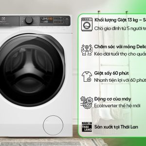 Máy giặt sấy Electrolux 13/9 kg EWW1343R7WC model 2024 - hình ảnh sản phẩm