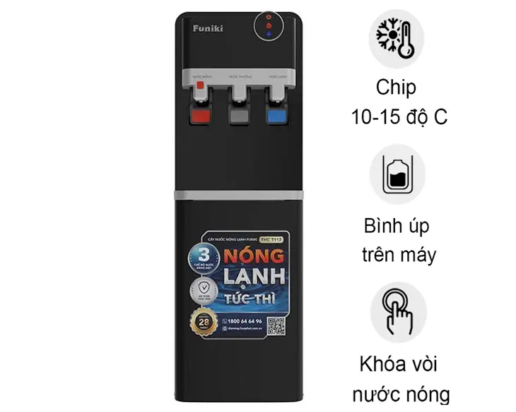 FHC-T112.webp Cây nước nóng lạnh Funiki FHC T112 chính hãng | Điện máy Phúc Anh - hình ảnh sản phẩm