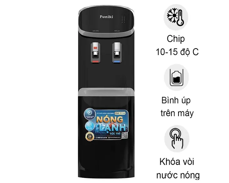 FHC-T114.webp Cây nước nóng lạnh Funiki FHC T114 model 2026 | Điện máy Phúc Anh - hình ảnh sản phẩm