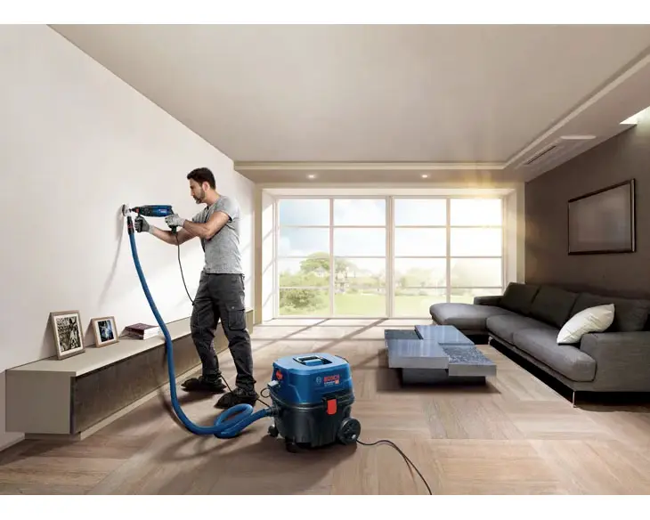 Máy hút bụi công nghiệp Bosch GAS 12-25 – 060197C0K0 Máy hút bụi công nghiệp Bosch GAS 12-25 - 060197C0K0 - góc nhìn 3