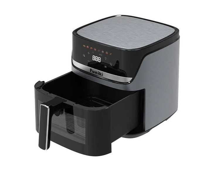 Nồi chiên không dầu Funiki 8 lít HAF8002A | Điện máy Phúc Anh Nồi chiên không dầu Funiki 8 lít HAF8002A | Điện máy Phúc Anh - góc nhìn 4