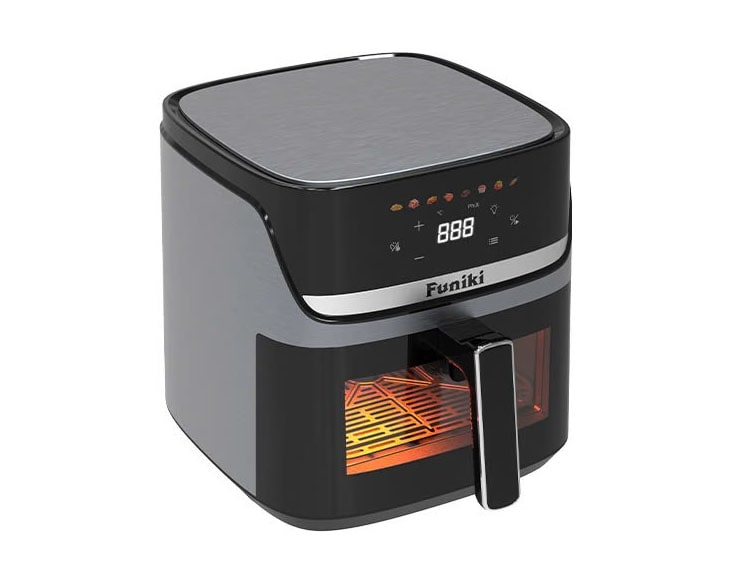 Nồi chiên không dầu Funiki 8 lít HAF8002A | Điện máy Phúc Anh Nồi chiên không dầu Funiki 8 lít HAF8002A | Điện máy Phúc Anh - góc nhìn 2