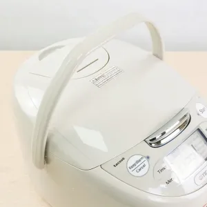 Nồi cơm điện tử Tiger 1 lít JAX-R10W giá rẻ - góc nhìn 3