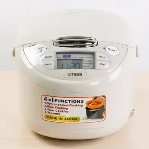Nồi cơm điện tử Tiger 1 lít JAX-R10W giá rẻ - góc nhìn 3