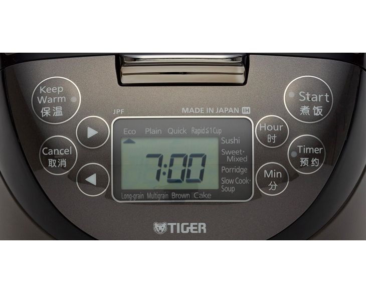 Nồi cơm điện tử cao tần Tiger 0.5 lít JPF-A55W-K chính hãng Nồi cơm điện tử cao tần Tiger 0.5 lít JPF-A55W-K chính hãng - góc nhìn 4