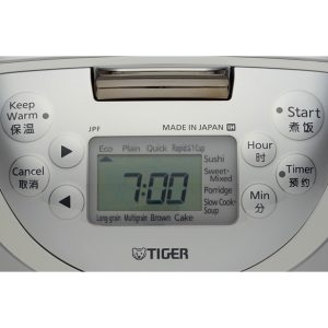 Nồi cơm điện tử cao tần Tiger 0.5 lít JPF-A55W-W giá tốt - góc nhìn 2