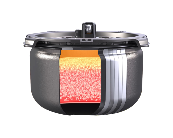 Nồi cơm cao tần áp suất Tiger 1.8 lít JPK-W18W giá rẻ Nồi cơm cao tần áp suất Tiger 1.8 lít JPK-W18W giá rẻ - góc nhìn 3