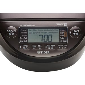Nồi cơm cao tần áp suất Tiger 1.8 lít JPK-W18W giá rẻ - góc nhìn 2