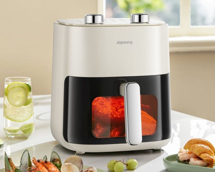 Nồi chiên không dầu Joyoung 5 lít JAF-565 Giá Tốt | Điện máy Phúc Anh Nồi chiên không dầu Joyoung 5 lít JAF-565 Giá Tốt | Điện máy Phúc Anh - góc nhìn 5