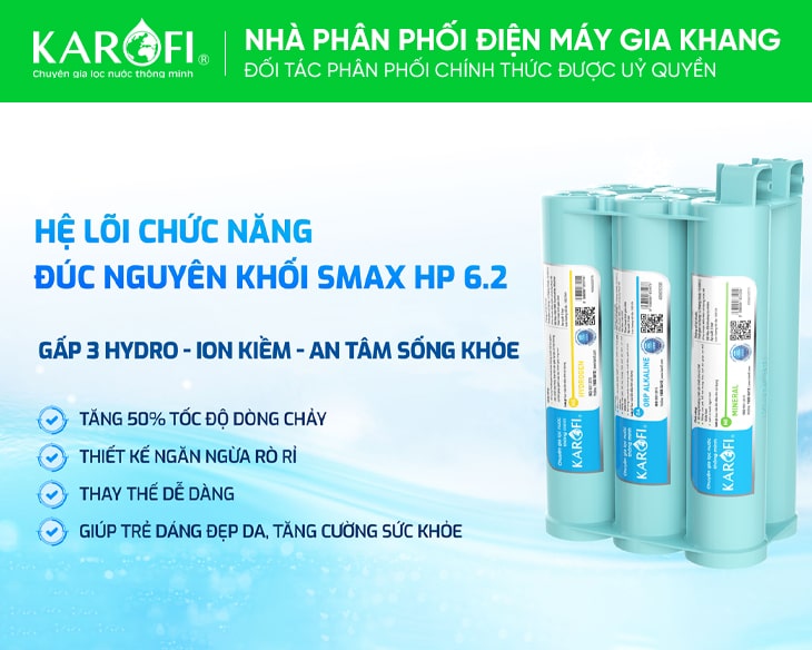 Máy lọc nước nóng lạnh Karofi KAD-D66S PRO chính hãng Máy lọc nước nóng lạnh Karofi KAD-D66S PRO chính hãng - góc nhìn 3