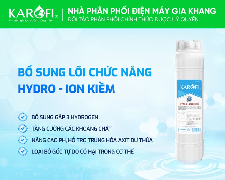 Máy lọc nước nóng lạnh Karofi KAD-D66S PRO chính hãng Máy lọc nước nóng lạnh Karofi KAD-D66S PRO chính hãng - góc nhìn 2