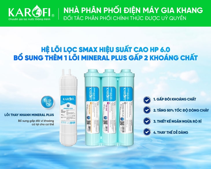 Máy lọc nước nóng lạnh Karofi KAD-D66S chính hãng Máy lọc nước nóng lạnh Karofi KAD-D66S chính hãng - hình ảnh sản phẩm