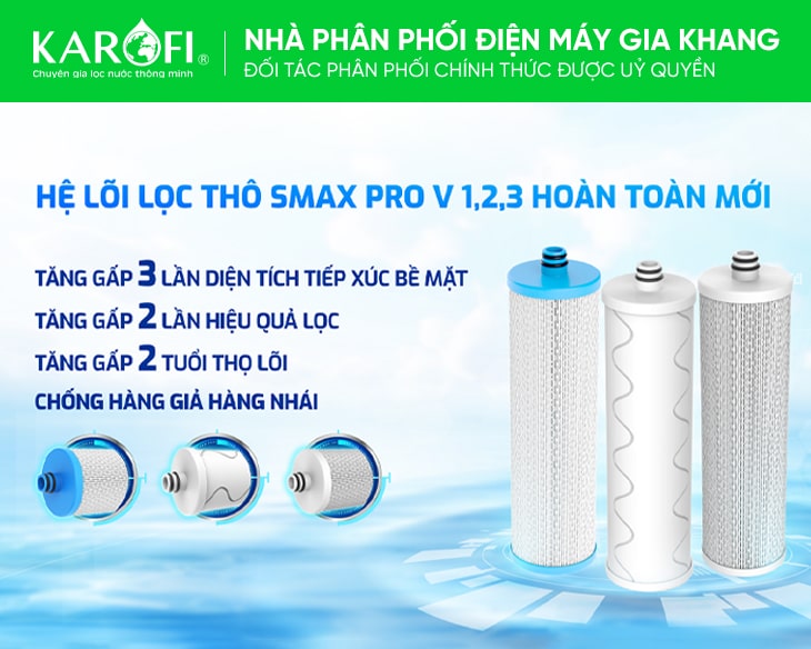 Máy lọc nước nóng lạnh Karofi KAD-D69 chính hãng, giá tốt Máy lọc nước nóng lạnh Karofi KAD-D69 chính hãng, giá tốt - góc nhìn 3