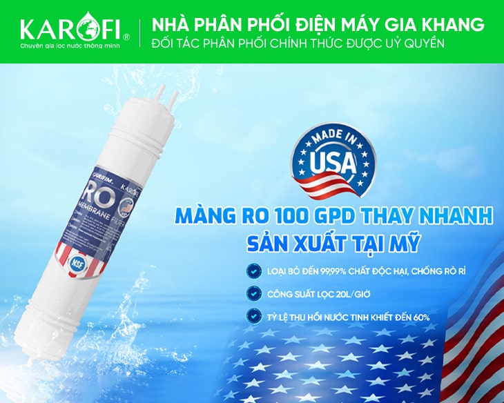 Máy lọc nước nóng lạnh Karofi KAD-D69 chính hãng, giá tốt Máy lọc nước nóng lạnh Karofi KAD-D69 chính hãng, giá tốt - góc nhìn 2