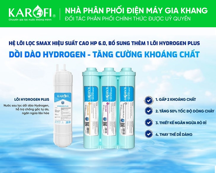 Máy lọc nước nóng lạnh Karofi KAD-D69 chính hãng, giá tốt Máy lọc nước nóng lạnh Karofi KAD-D69 chính hãng, giá tốt - hình ảnh sản phẩm