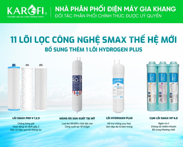 Máy lọc nước nóng lạnh Karofi KAD-M68 chính hãng, giao nhanh Máy lọc nước nóng lạnh Karofi KAD-M68 chính hãng, giao nhanh - góc nhìn 5