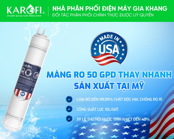 Máy lọc nước nóng lạnh Karofi KAD-M68 chính hãng, giao nhanh Máy lọc nước nóng lạnh Karofi KAD-M68 chính hãng, giao nhanh - góc nhìn 3